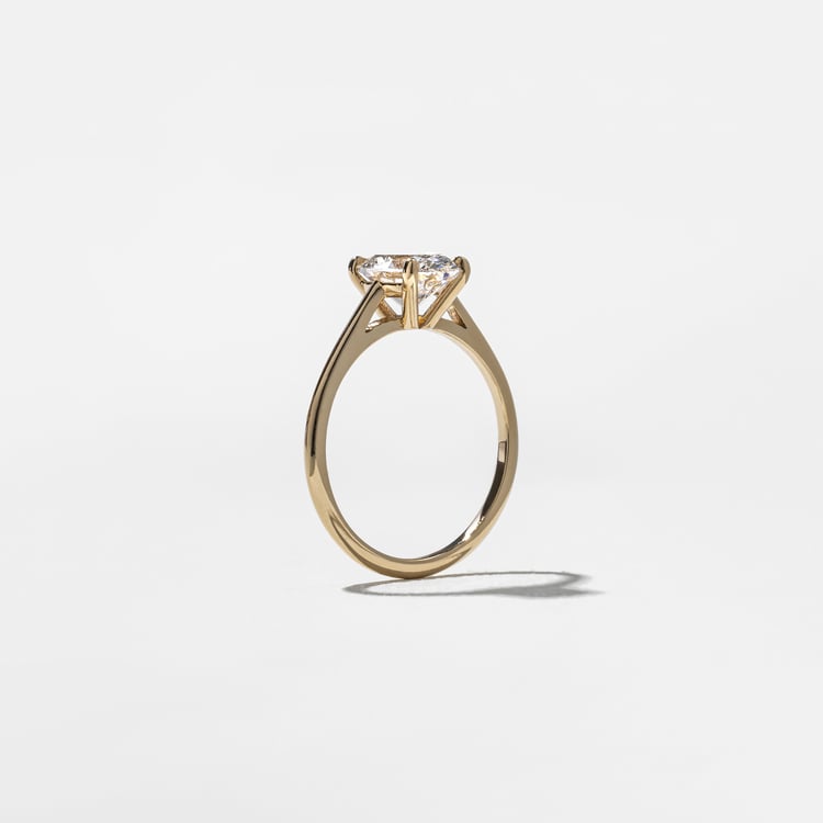 1.25 CT Round Solitaire Lab Grown Diamond Engagement Ring