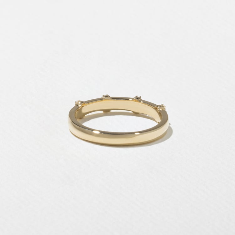 0.08 TCW Round Eternity Lab Grown Diamond Wedding Band