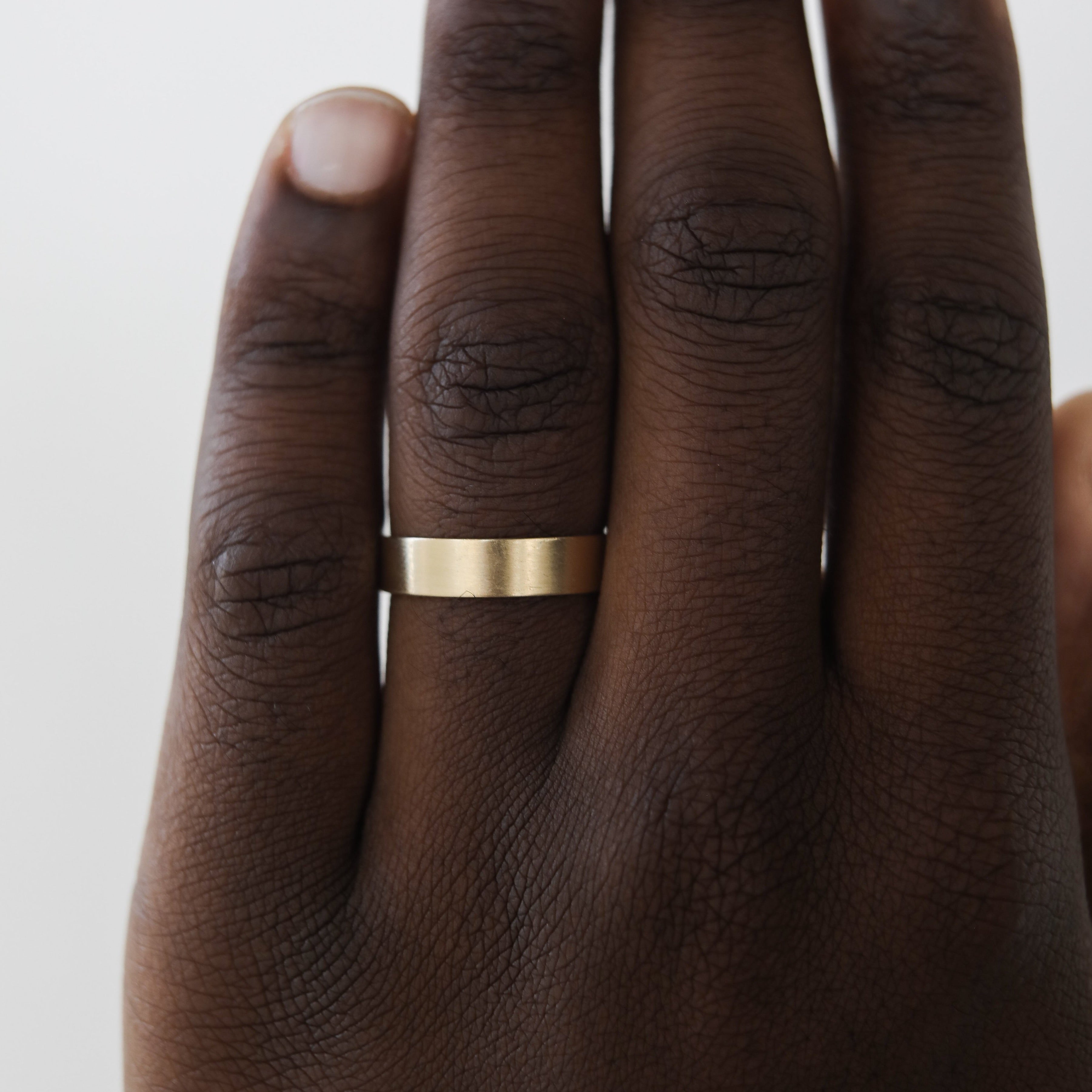 Satin-Finish Classic Yellow Gold Men's Band 2 Satin-Finish Classic Yellow Gold Men's Band 2
