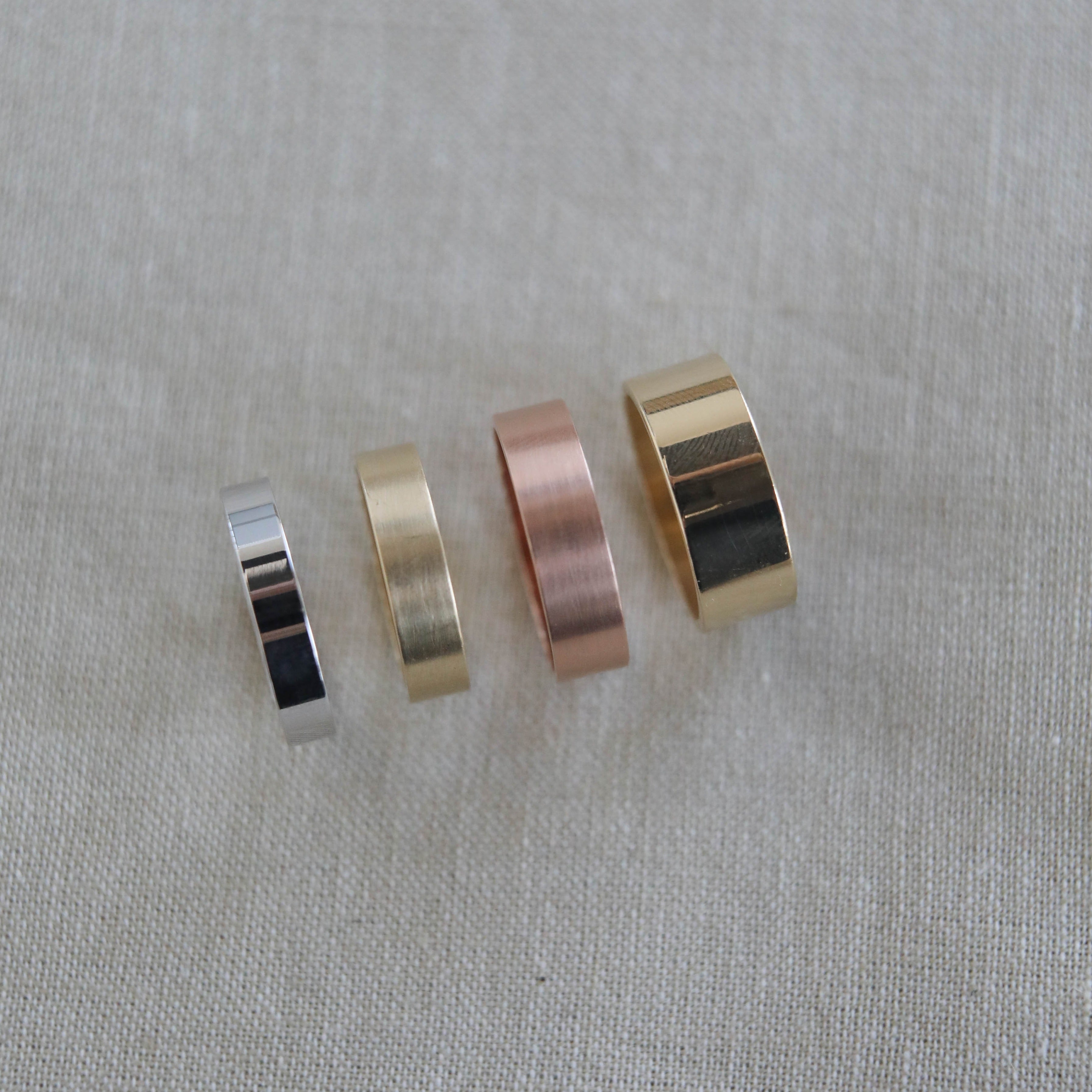 Satin-Finish Classic Yellow Gold Men's Band 9 Satin-Finish Classic Yellow Gold Men's Band 9