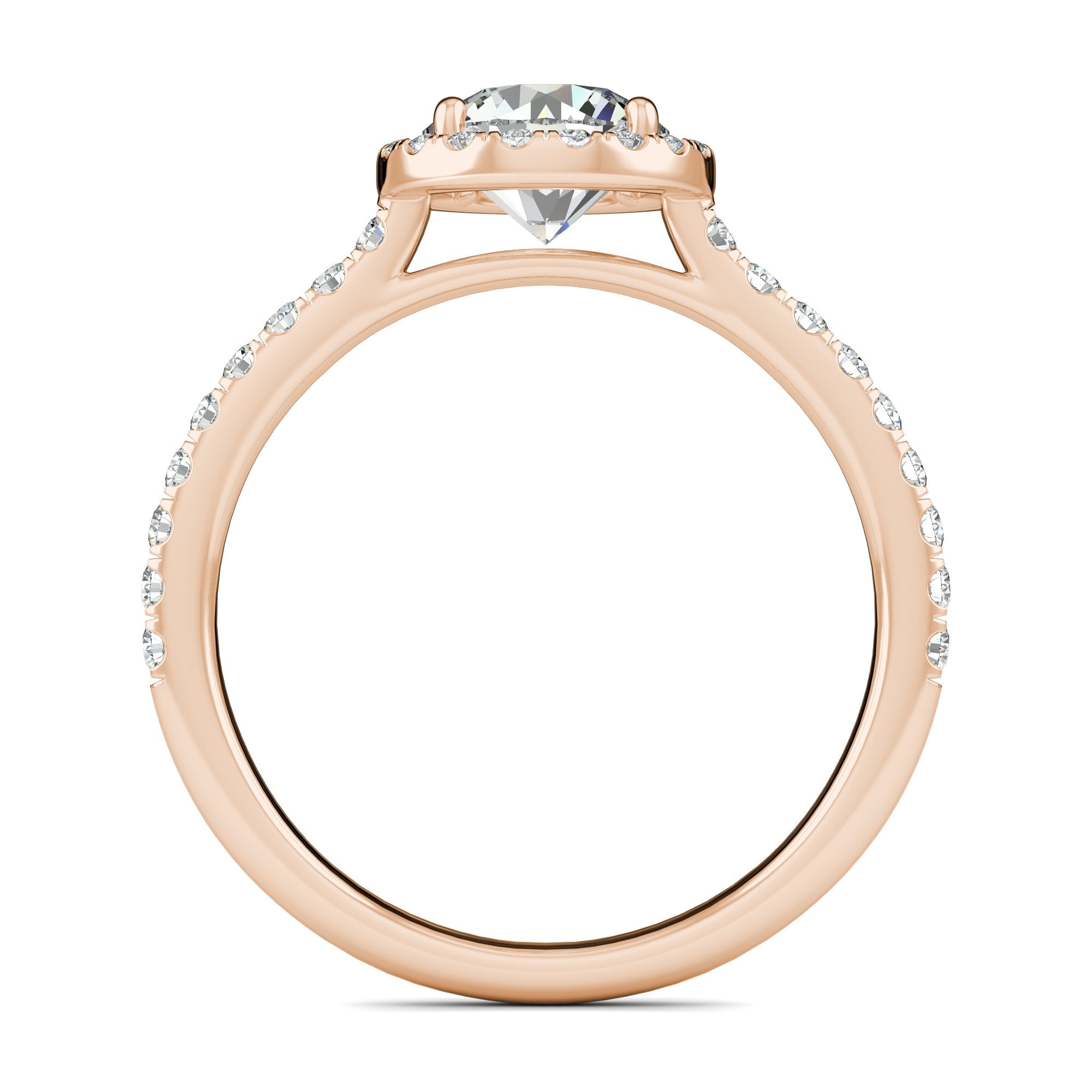 1.0 CT Round Cut Halo Moissanite Engagement Ring 21 1.0 CT Round Cut Halo Moissanite Engagement Ring 21