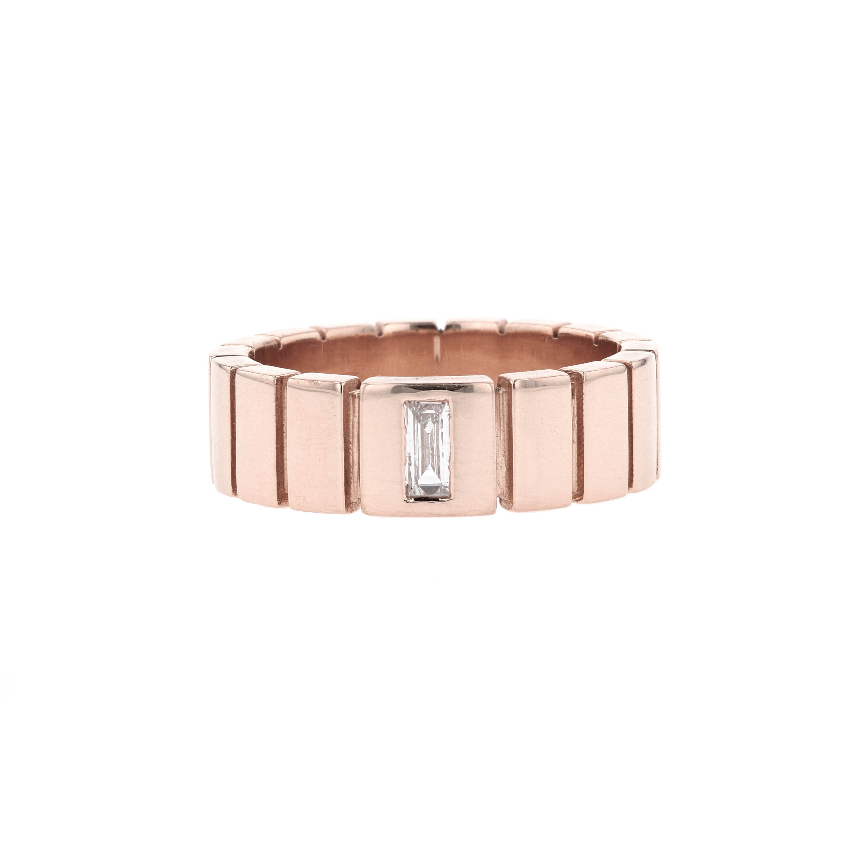 Polished Finish Stone Setting Men's Classic Wedding Band 2 Polished Finish Stone Setting Men's Classic Wedding Band 2