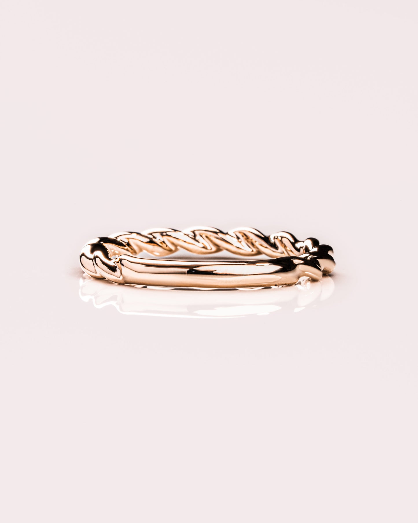Classic Twisted Gold Wedding Band 7