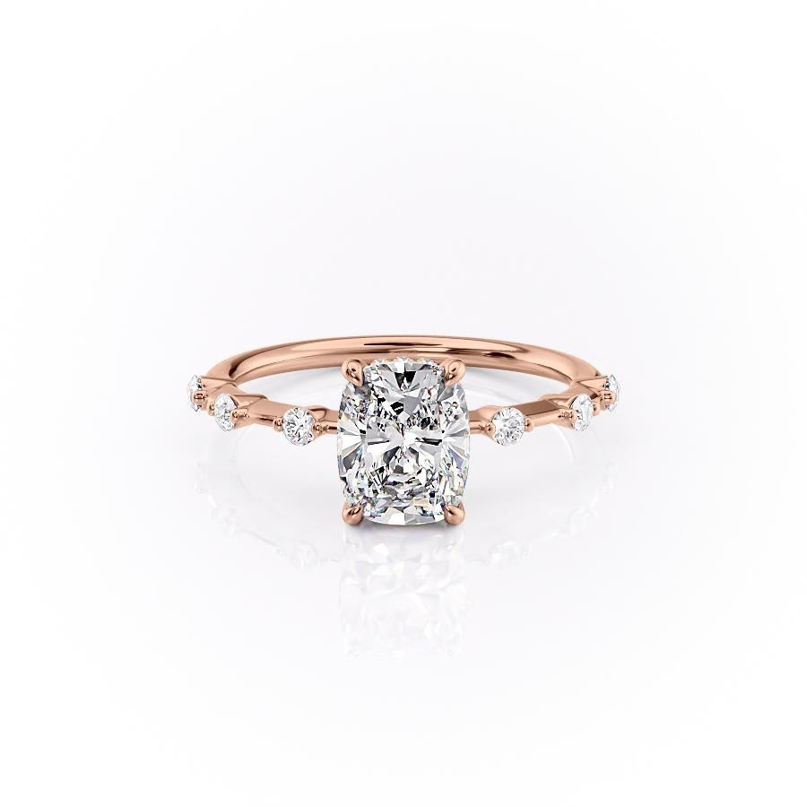 2.0 CT Elongated Cushion Cut Solitaire Dainty Style Moissanite Engagement Ring 10 2.0 CT Elongated Cushion Cut Solitaire Dainty Style Moissanite Engagement Ring 10