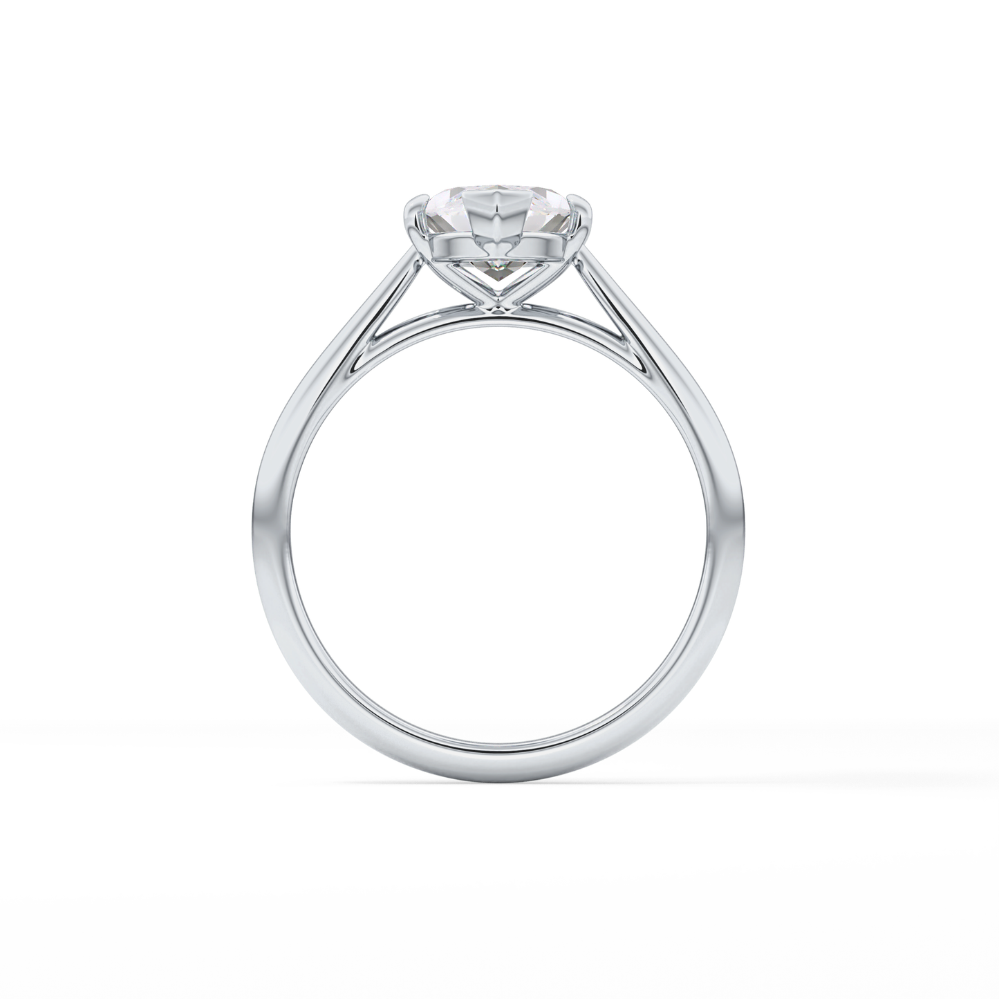 Marquise Solitaire Lab Grown Diamond Engagement Ring