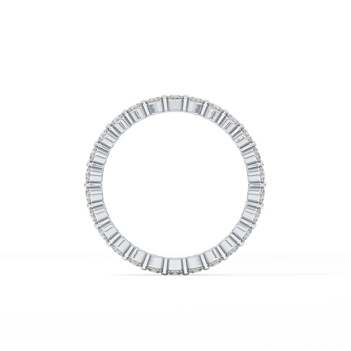 0.69 TCW Round Lab Grown Diamond Wedding Band