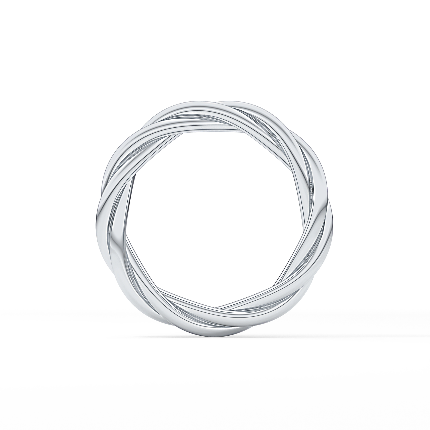 Classic Twisted Shank Wedding Band