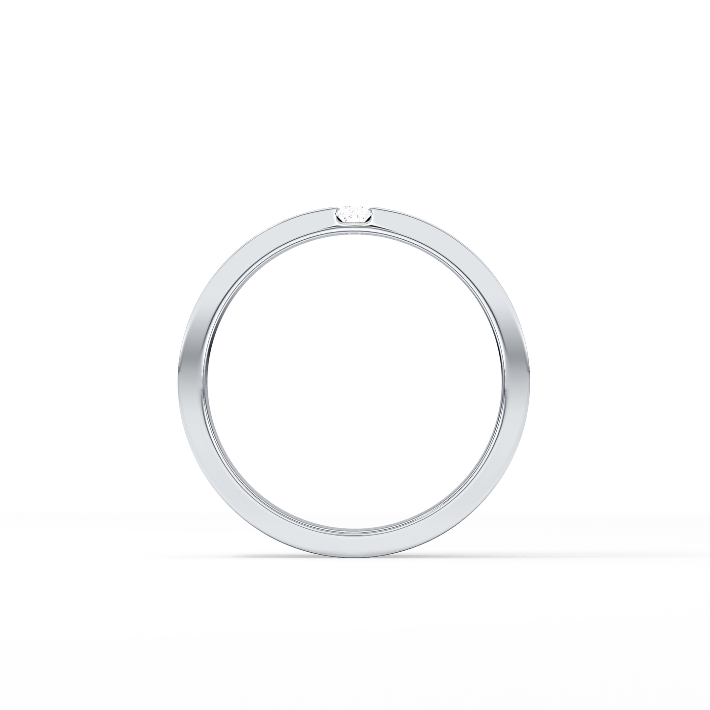 0.1 TCW Baguette Lab Grown Diamond Wedding Band