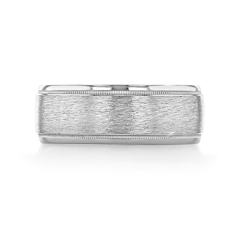 Milgrain Classic Wedding Band For Men 1 Milgrain Classic Wedding Band For Men 1