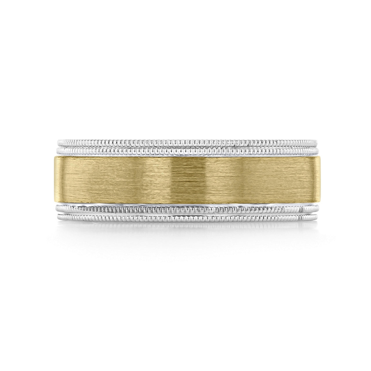 Classic Men's Wedding Band With Brushed Finish Metal 1 Classic Men's Wedding Band With Brushed Finish Metal 1