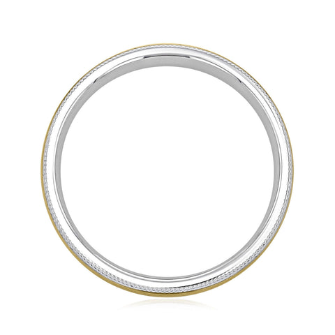 Classic Men's Wedding Band With Brushed Finish Metal 3 Classic Men's Wedding Band With Brushed Finish Metal 3