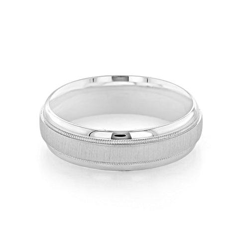 Sandpaper Finish Classic Men's Wedding Band 2 Sandpaper Finish Classic Men's Wedding Band 2