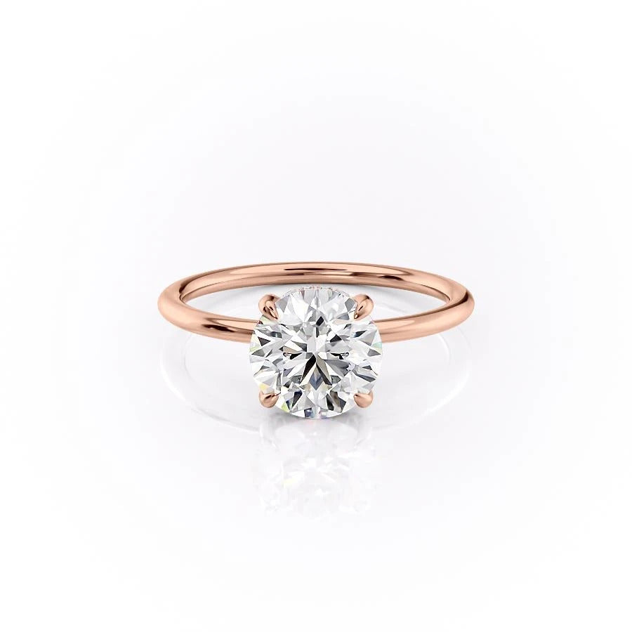 1.60 CT Round Cut Solitaire Hidden Halo Moissanite Engagement Ring 12 1.60 CT Round Cut Solitaire Hidden Halo Moissanite Engagement Ring 12