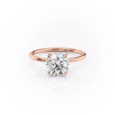 1.60 CT Round Cut Solitaire Hidden Halo Moissanite Engagement Ring 12 1.60 CT Round Cut Solitaire Hidden Halo Moissanite Engagement Ring 12