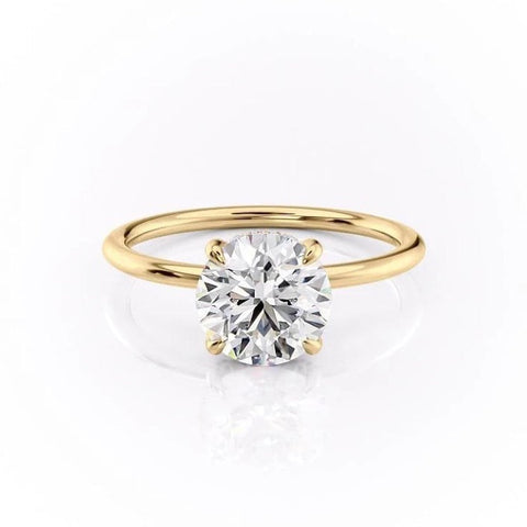 1.60 CT Round Cut Solitaire Hidden Halo Moissanite Engagement Ring 11 1.60 CT Round Cut Solitaire Hidden Halo Moissanite Engagement Ring 11