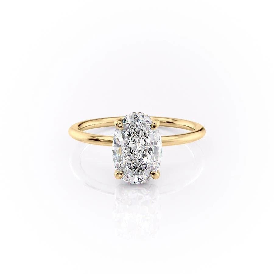 2.72 CT Oval Cut Solitaire Style Moissanite Engagement Ring 11 2.72 CT Oval Cut Solitaire Style Moissanite Engagement Ring 11
