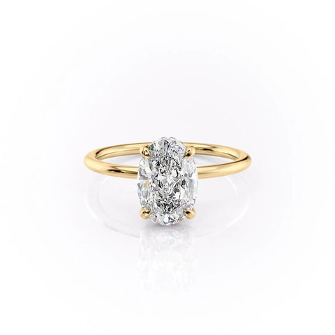2.72 CT Oval Cut Solitaire Style Moissanite Engagement Ring 11 2.72 CT Oval Cut Solitaire Style Moissanite Engagement Ring 11