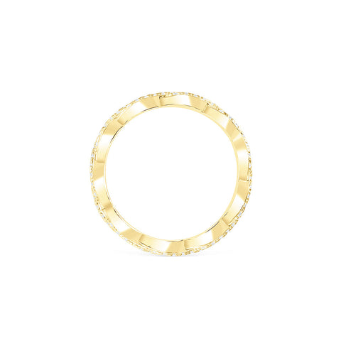 0.34 TCW Round Twisted Style Moissanite Wedding Band 12 0.34 TCW Round Twisted Style Moissanite Wedding Band 12