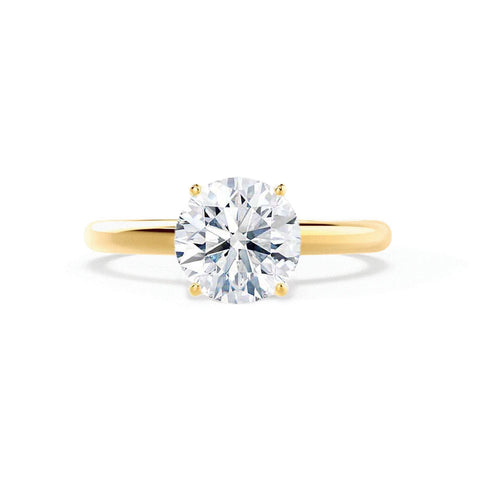 1.20 CT Round Shaped Moissanite Solitaire Style Engagement Ring 2 1.20 CT Round Shaped Moissanite Solitaire Style Engagement Ring 2