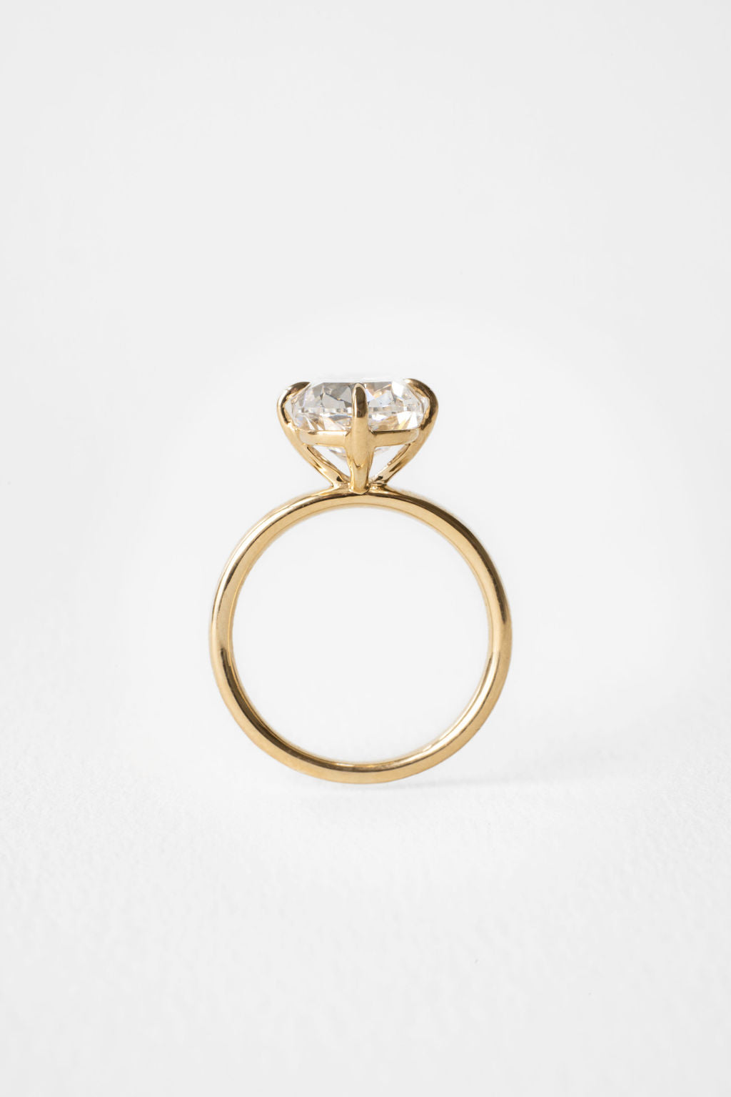 4.75 CT Elongated Cushion Solitaire Lab Grown Diamond Engagement Ring