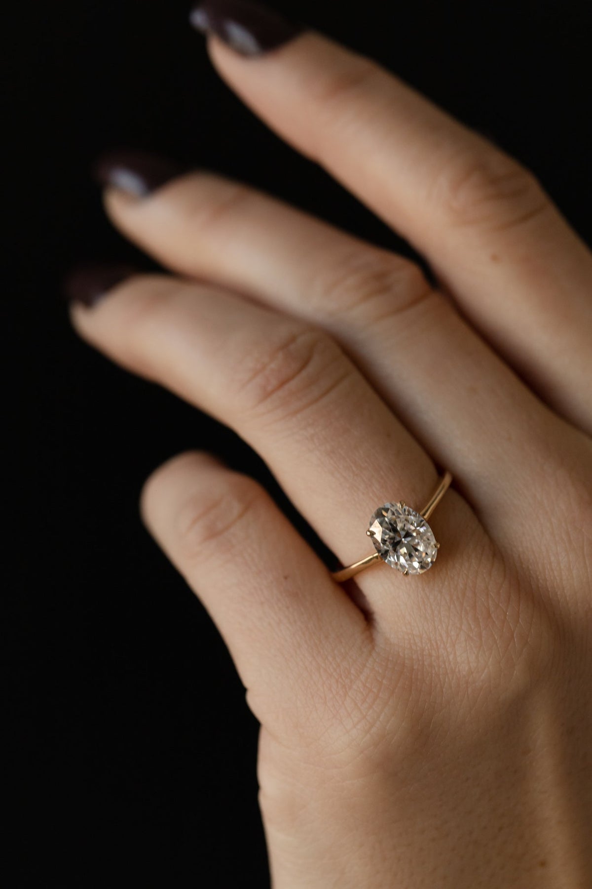 2.20 CT Round Solitaire Lab Grown Diamond Engagement Ring