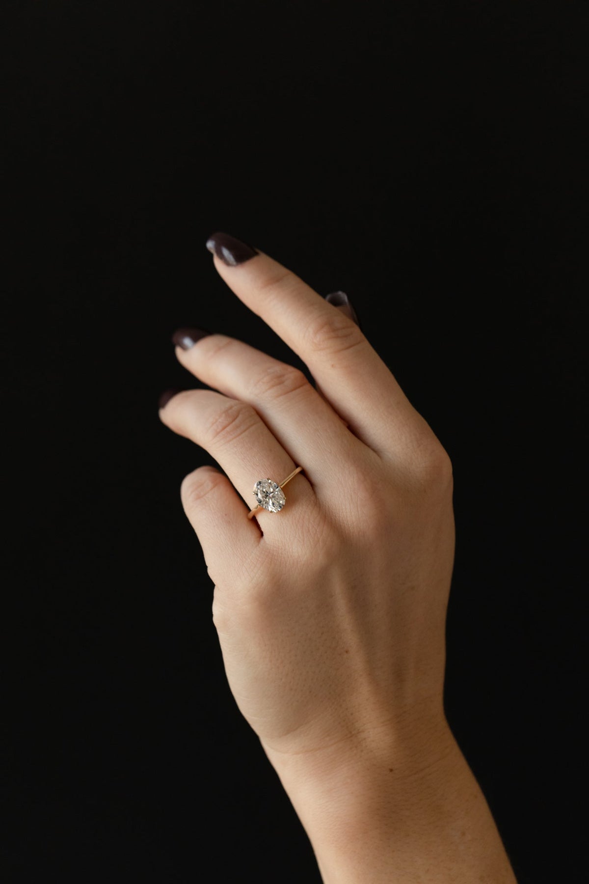 2.20 CT Round Solitaire Lab Grown Diamond Engagement Ring