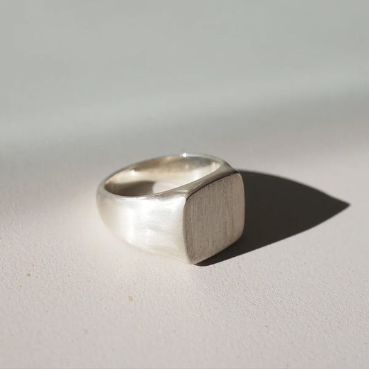 Signet Wedding Band
