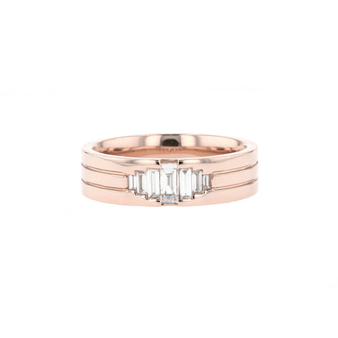 Stone Setting Classic High-Polish Finish Men's Band 8 Stone Setting Classic High-Polish Finish Men's Band 8