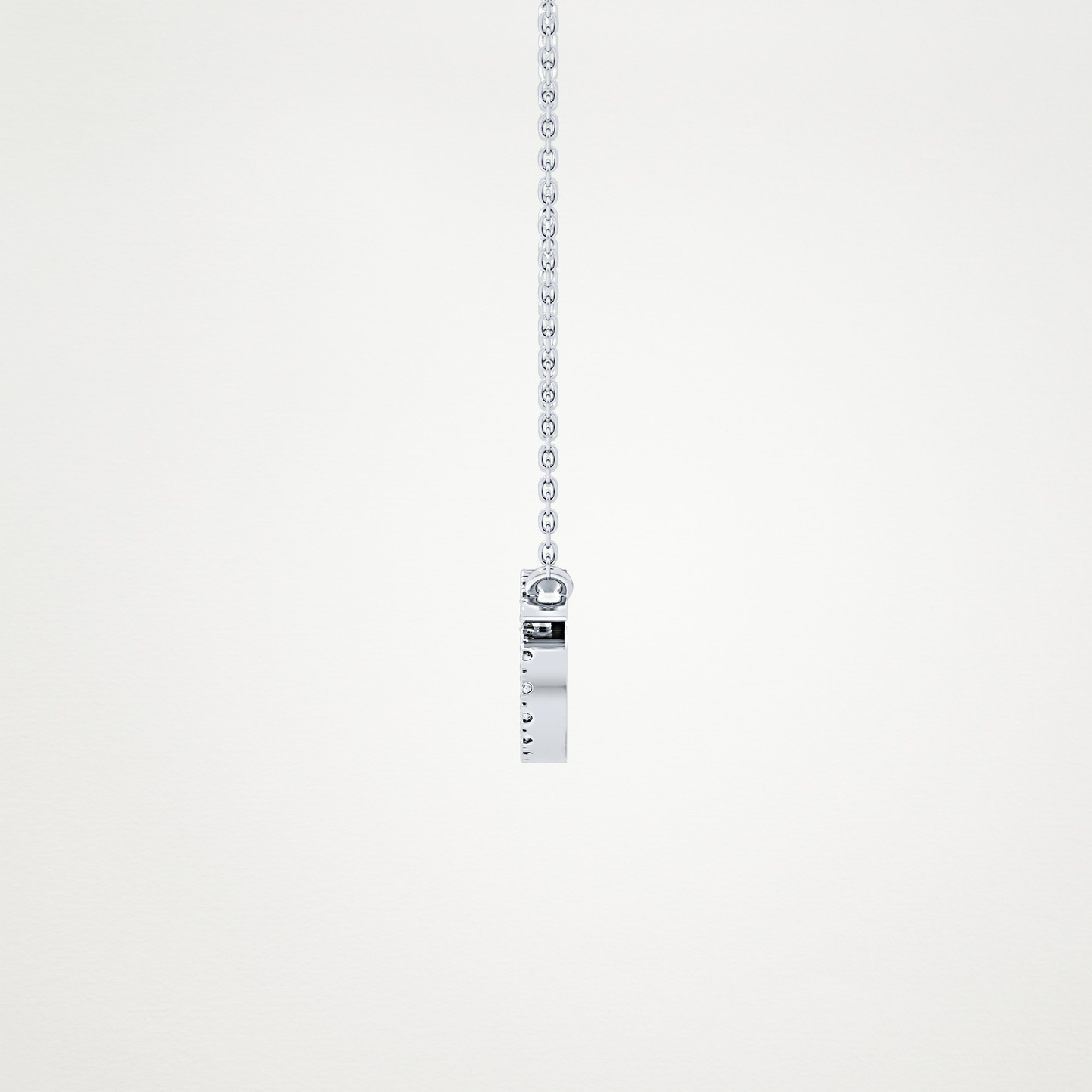 0.175 TCW Round Lab Grown Diamond Cancer Zodiac Sign Necklace