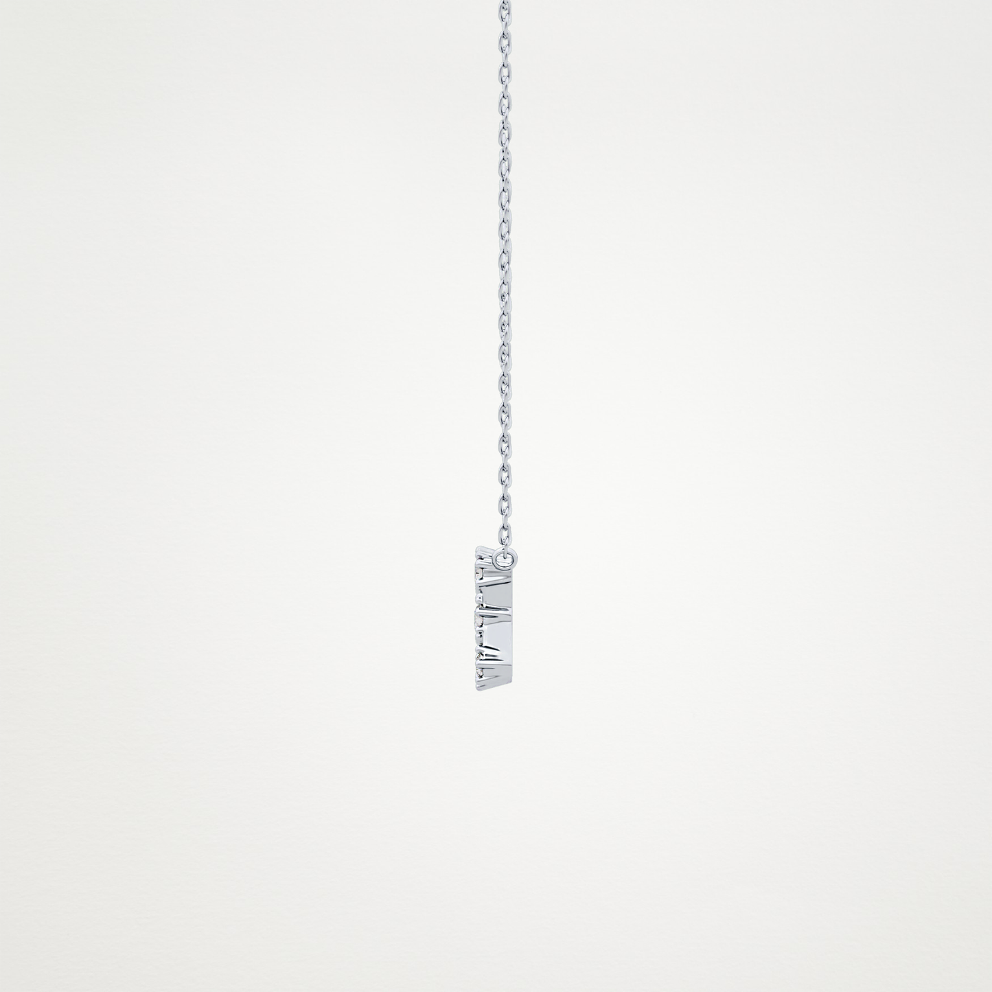 0.085 TCW Round Lab Grown Diamond Scorpio Zodiac Constellation Necklace