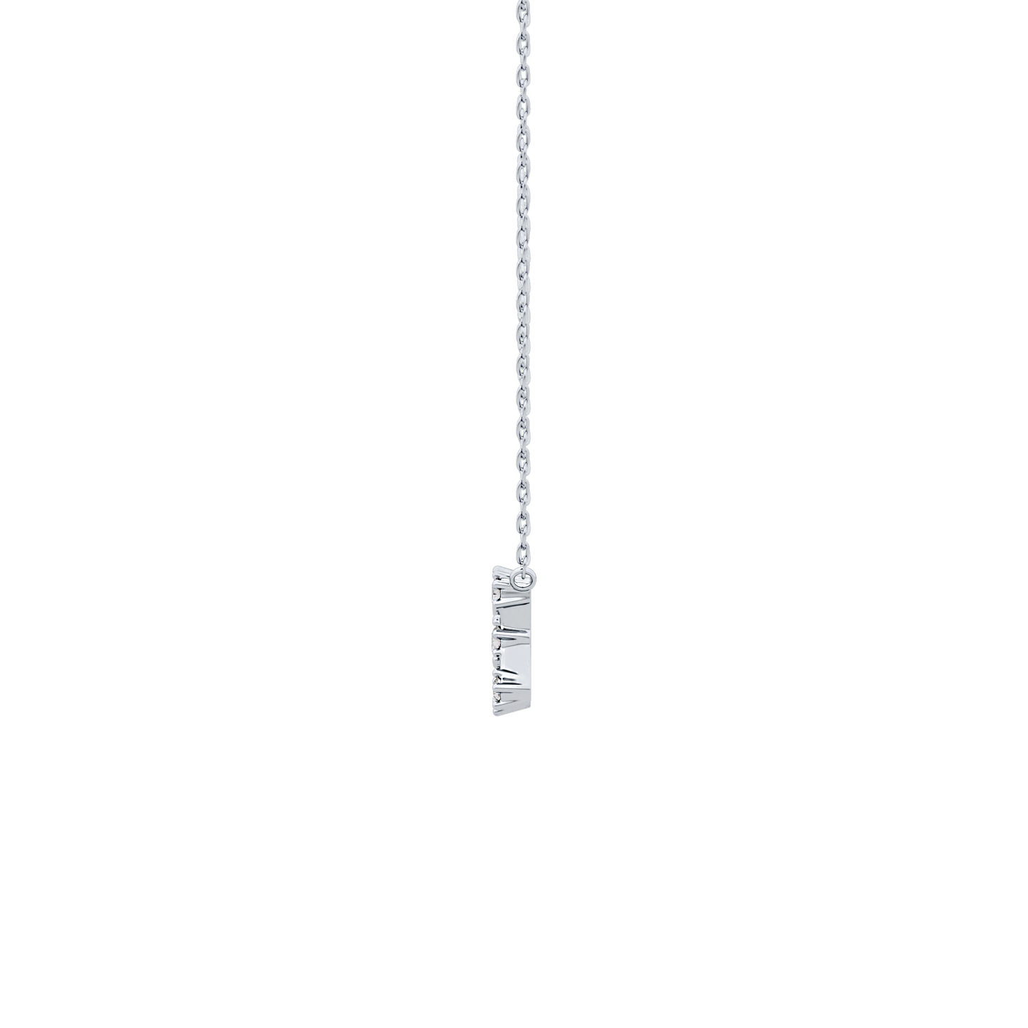 0.085 TCW Round Lab Grown Diamond Scorpio Zodiac Constellation Necklace