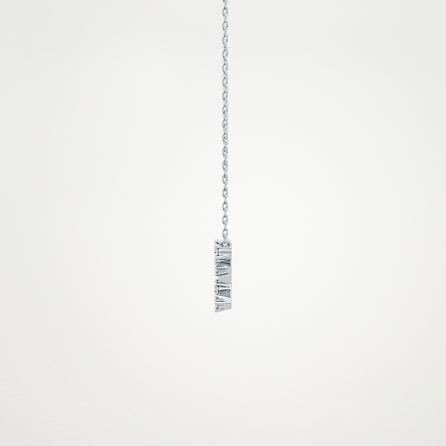 0.103 TCW Round Lab Grown Diamond Virgo Zodiac Constellation Necklace