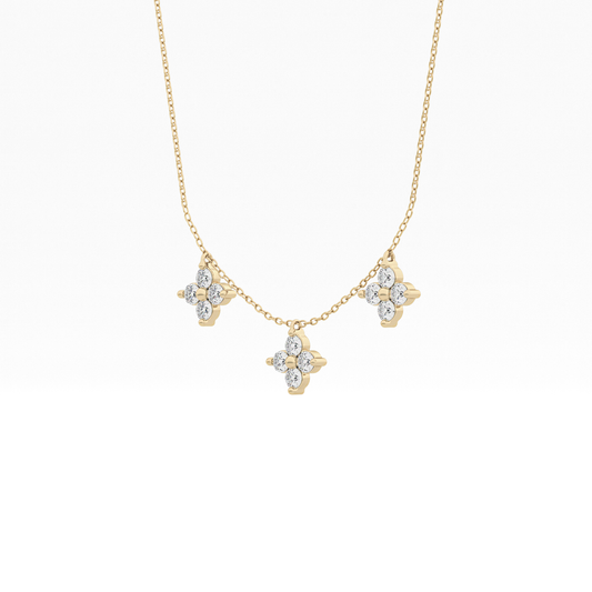 1.5 TCW Emerald Lab Grown Diamond Bezel Necklace