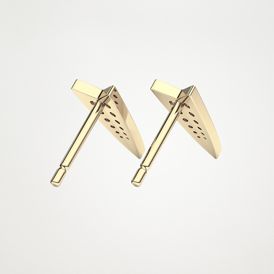 0.10 TCW Round Lab Grown Diamond Stud Earrings