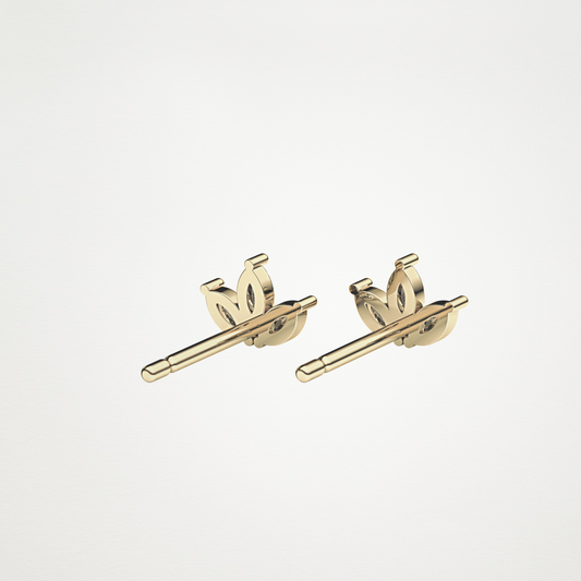 0.11 TCW Marquise Lab Grown Diamond Stud Earrings