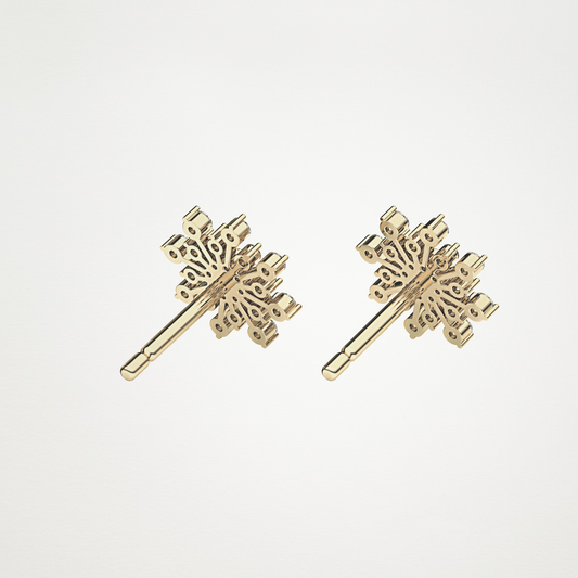 0.13 TCW Round Lab Grown Diamond Stud Earrings