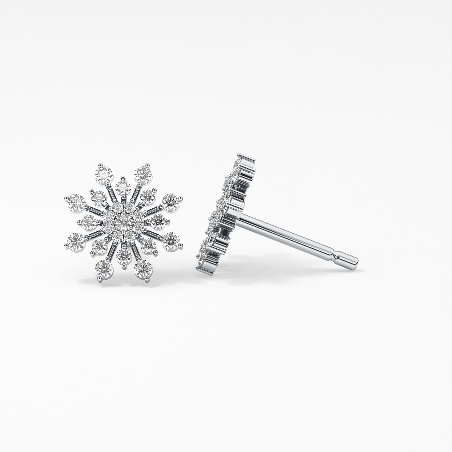 0.4 TCW Round Lab Grown Diamond Stud Earrings