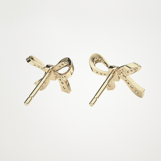 0.07 TCW Round Lab Grown Diamond Stud Earrings