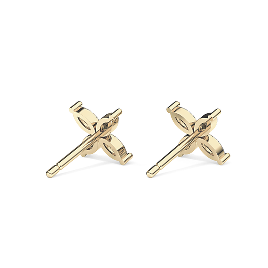 0.4 TCW Round Lab Grown Diamond Stud Earrings