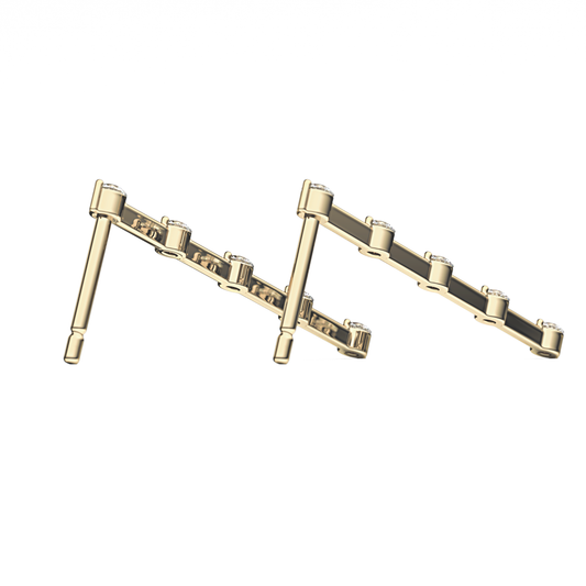 0.4 TCW Round Lab Grown Diamond Stud Earrings