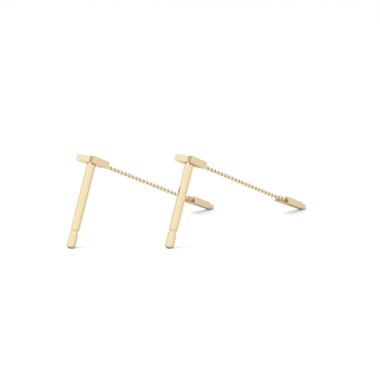 0.4 TCW Round Lab Grown Diamond Stud Earrings