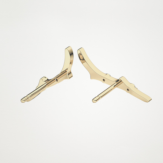 0.03 TCW Round Lab Grown Diamond Drop Earrings
