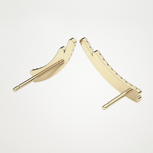 0.23 TCW Round Lab Grown Diamond Drop Earrings