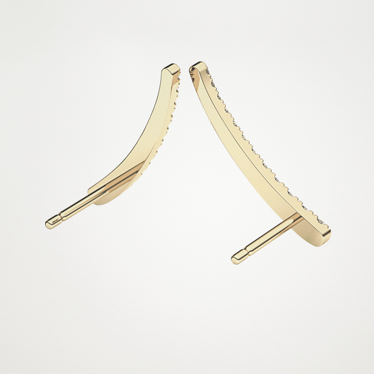 0.17 TCW Round Lab Grown Diamond Drop Earrings