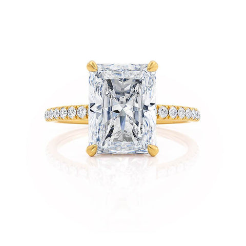 1.80 CT Radiant Shaped Moissanite Hidden Halo Style Engagement Ring 3 1.80 CT Radiant Shaped Moissanite Hidden Halo Style Engagement Ring 3