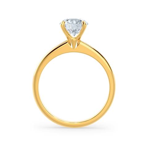 1.20 CT Round Shaped Moissanite Solitaire Style Engagement Ring 5 1.20 CT Round Shaped Moissanite Solitaire Style Engagement Ring 5