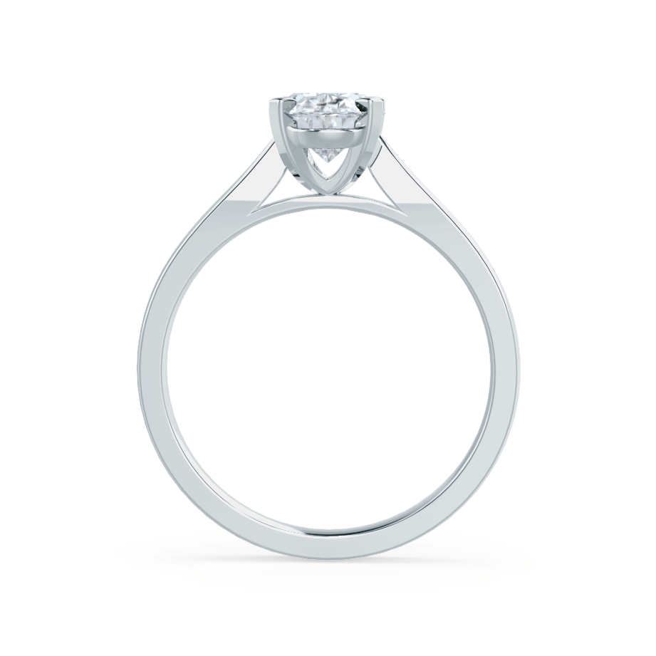 Oval Solitaire Lab Grown Diamond Engagement Ring