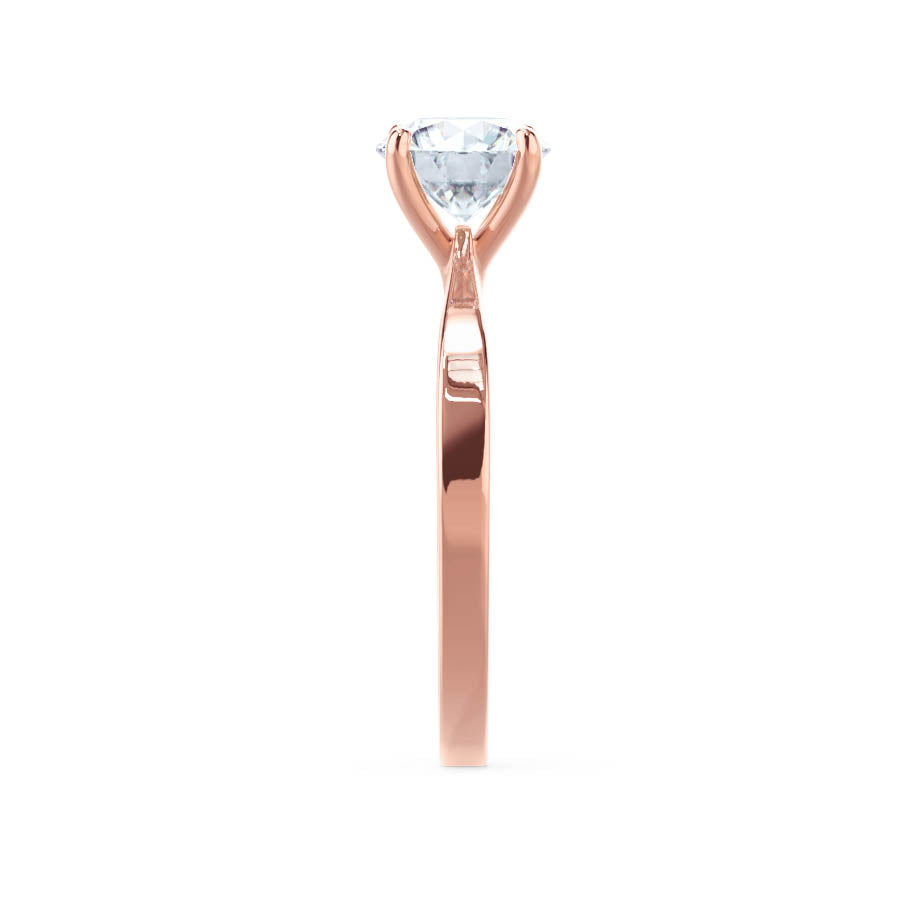 Round Solitaire Lab Grown Diamond Engagement Ring