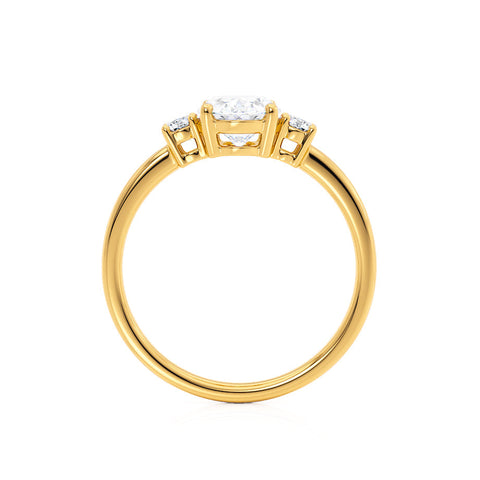 1.75 CT Oval Shaped Moissanite Three Stone Style Engagement Ring 4 1.75 CT Oval Shaped Moissanite Three Stone Style Engagement Ring 4