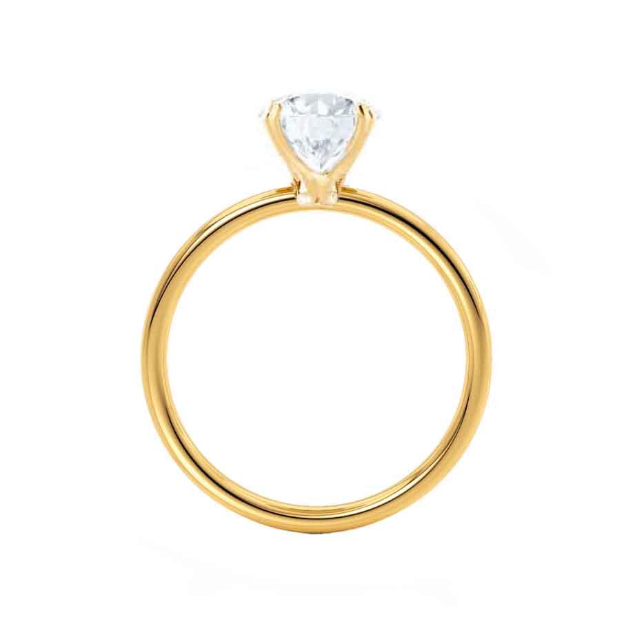 Oval Solitaire Lab Grown Diamond Engagement Ring